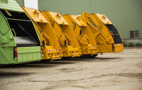 Lockable skip ensuring waste security in Hayes