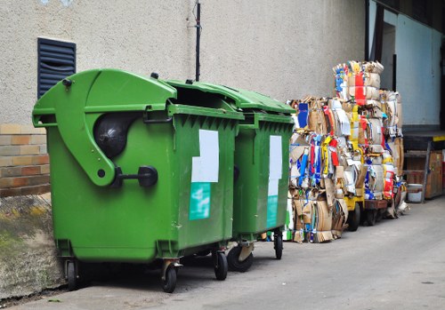 Recycling materials from a demolition site