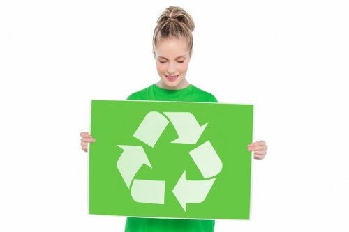 Trucks handling builders waste removal